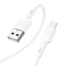 USB kabelis Hoco X83 USB-A į MicroUSB 1.0m baltas USB kabelis Hoco X83 USB-A į MicroUSB 1.0m baltas