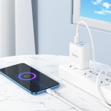 USB kabelis Hoco X83 USB-A į MicroUSB 1.0m baltas USB kabelis Hoco X83 USB-A į MicroUSB 1.0m baltas