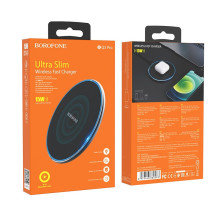 Wireless charger Borofone BQ3 Pro 15W black Wireless charger Borofone BQ3 Pro 15W black
