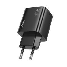 Įkroviklis Hoco N56 30W GaN 2xUSB-C / 2xUSB-A juodas Įkroviklis Hoco N56 30W GaN 2xUSB-C / 2xUSB-A juodas