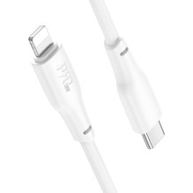 USB cable Hoco X93 PD20W USB-C to Lightning 2.0m white USB cable Hoco X93 PD20W USB-C to Lightning 2.0m white