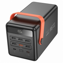 Išorinė baterija Power Bank Hoco J142 22.5W+PD20W 100000mAh juoda Išorinė baterija Power Bank Hoco J142 22.5W+PD20W 100000mAh juoda