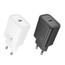 Įkroviklis Hoco N62 30W GaN USB-C baltas