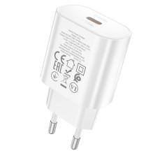 Įkroviklis Hoco N22 25W USB-C baltas Įkroviklis Hoco N22 25W USB-C baltas