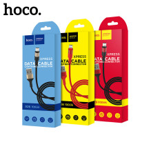 USB kabelis Hoco X26 Lightning 1.0m juodas-auksinis USB kabelis Hoco X26 Lightning 1.0m juodas-auksinis