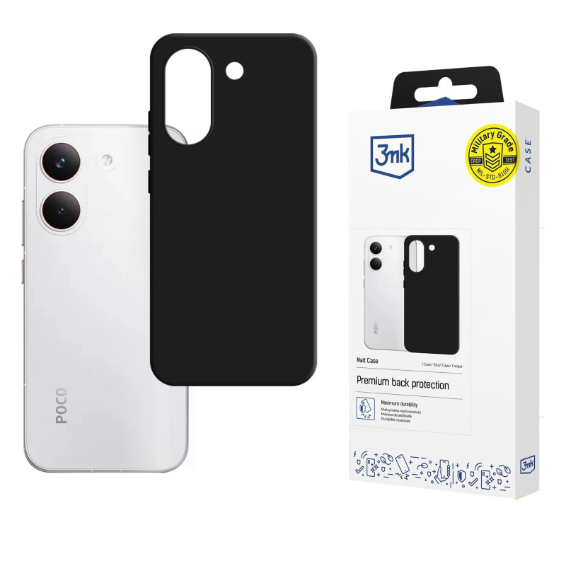 Dėklas 3mk Matt Case Xiaomi Poco X8 Pro juodas