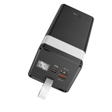 Išorinė baterija Power Bank Hoco J86A 22.5W Quick Charge 3.0 50000mAh juoda Išorinė baterija Power Bank Hoco J86A 22.5W Quick Charge 3.0 50000mAh juoda