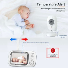 Mobile baby monitor Reach MN-2 white Mobile baby monitor Reach MN-2 white