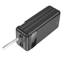 Išorinė baterija Power Bank Hoco J86B 22.5W PD+Quick Charge 3.0 60000mAh juoda Išorinė baterija Power Bank Hoco J86B 22.5W PD+Quick Charge 3.0 60000mAh juoda