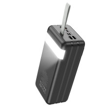 Išorinė baterija Power Bank Hoco J86B 22.5W PD+Quick Charge 3.0 60000mAh juoda Išorinė baterija Power Bank Hoco J86B 22.5W PD+Quick Charge 3.0 60000mAh juoda