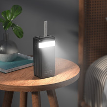 Išorinė baterija Power Bank Hoco J86B 22.5W PD+Quick Charge 3.0 60000mAh juoda Išorinė baterija Power Bank Hoco J86B 22.5W PD+Quick Charge 3.0 60000mAh juoda