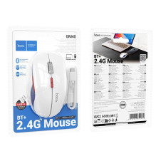 Wireless mouse Hoco GM40 RGB white Wireless mouse Hoco GM40 RGB white