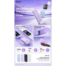 Išorinė baterija Power Bank Remax RPP-23 12W 10000mAh juoda