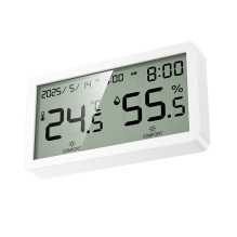Elektroninis laikrodis su higrotermometru Hoco HX42 baltas Elektroninis laikrodis su higrotermometru Hoco HX42 baltas