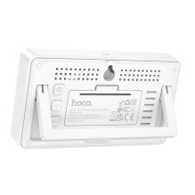 Elektroninis laikrodis su higrotermometru Hoco HX42 baltas Elektroninis laikrodis su higrotermometru Hoco HX42 baltas