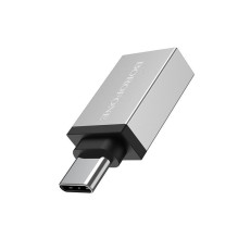 Adapter Borofone BV3 Type-C OTG gray Adapter Borofone BV3 Type-C OTG gray