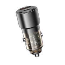 Car charger Borofone BZ20A PD65W+QC3.0 83W black Car charger Borofone BZ20A PD65W+QC3.0 83W black