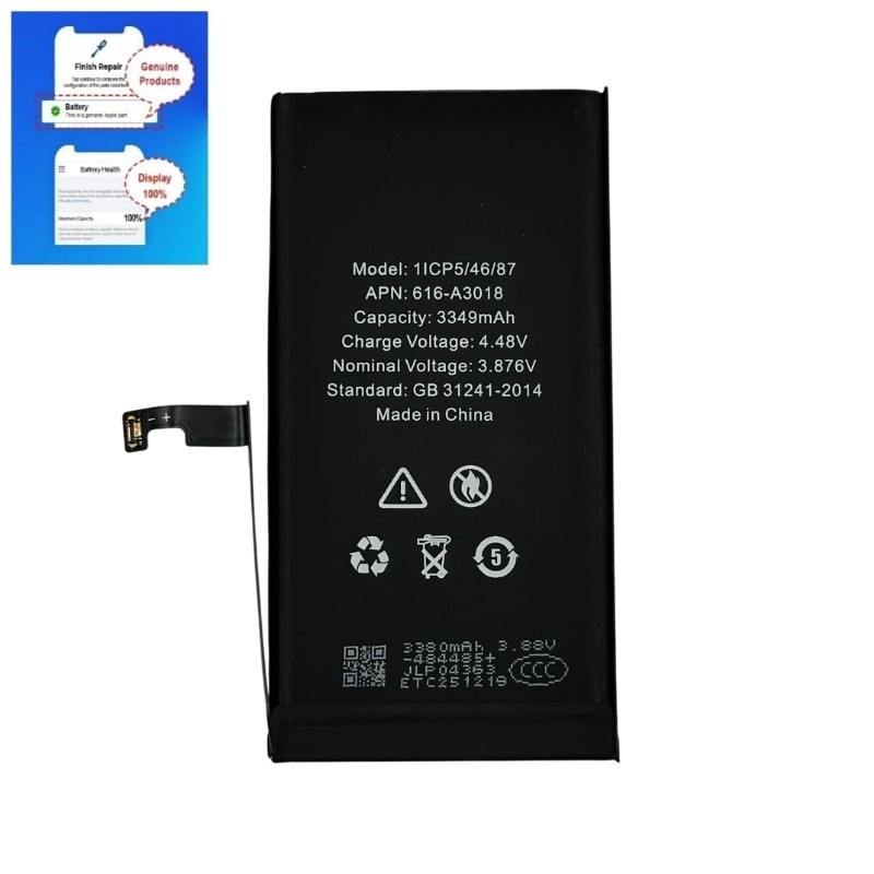 Akumuliatorius Apple iPhone 15 3349mAh Diagnosable OEM
