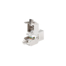 Tinklo Kištukinis Modulis - Lanberg KSF7-2000 Cat7 RJ-45 Jungtis F / UTP Nerūdijantis Plienas Tinklo Kištukinis Modulis - Lanberg KSF7-2000 Cat7 RJ-45 Jungtis F / UTP Nerūdijantis Plienas
