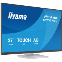 Monitorius - iiyama ProLite T2752MSC 27" Full HD Jutiklinis Ekranas 10 taškų Multitouch Baltas Monitorius - iiyama ProLite T2752MSC 27" Full HD Jutiklinis Ekranas 10 taškų Multitouch Baltas