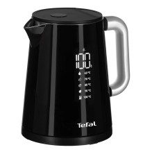 Electric Kettle - Tefal KO854830 1L Wireless Adjustable Thermostat Black Electric Kettle - Tefal KO854830 1L Wireless Adjustable Thermostat Black