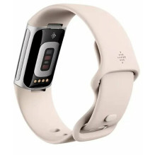 Išmanioji apyrankė Fitbit Charge 6 porcelianinė apyrankė / sidabrinė