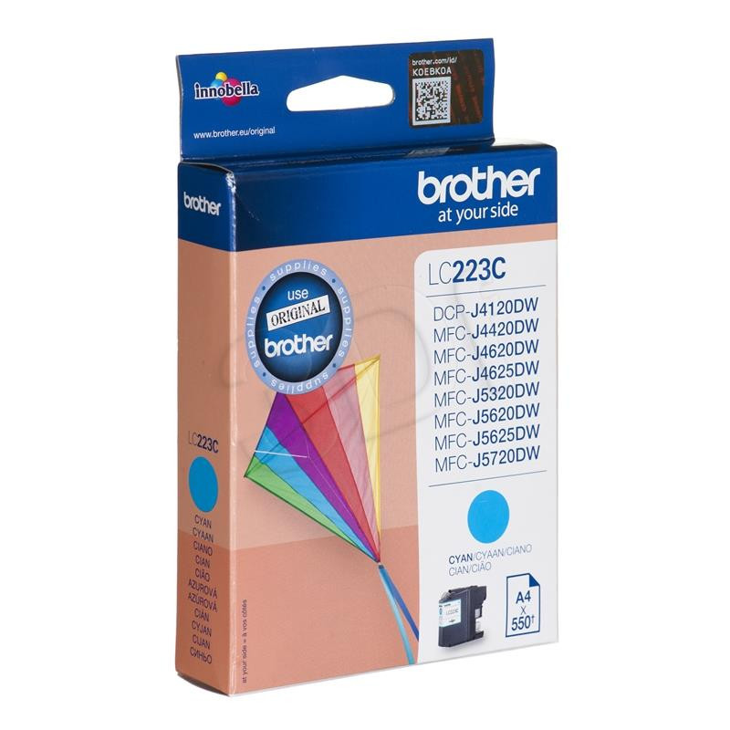 Brother LC223C Cyan Ink Cartridge 550 pages