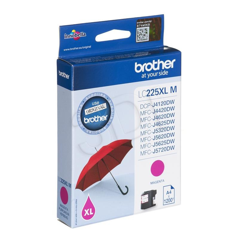 BROTHER LC225XLM ink magenta 1200pages