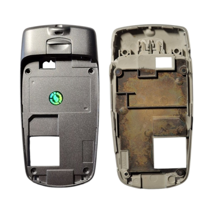 Samsung Back Shell Cover SGH-E700 Silver Original