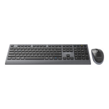KEYBOARD +MOUSE WRL ENG / BK KBS-WPS-02 GEMBIRD