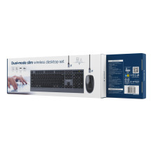 KEYBOARD +MOUSE WRL ENG / BK KBS-WPS-02 GEMBIRD