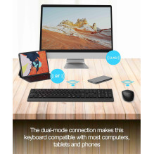 KEYBOARD +MOUSE WRL CYRILLIC / BK KBS-WPS-02-CYRL GEMBIRD