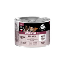 PETREPUBLIC Jautienos gabaliukai padažo dėžutėje - šlapias šunų ėdalas - 10x200g