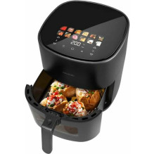 Cecotec Heißluftfritteuse CecofryGrill Duoheat 6500 (juoda, 2 200 vatų, 6,5 litro Korb, su Sichtfenster, sumaišoma su He Cecotec Heißluftfritteuse CecofryGrill Duoheat 6500 (juoda, 2 200 vatų, 6,5 litro Korb, su Sichtfenster, sumaišoma su He