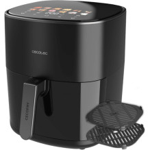 Cecotec Heißluftfritteuse CecofryGrill Duoheat 6500 (juoda, 2 200 vatų, 6,5 litro Korb, su Sichtfenster, sumaišoma su He Cecotec Heißluftfritteuse CecofryGrill Duoheat 6500 (juoda, 2 200 vatų, 6,5 litro Korb, su Sichtfenster, sumaišoma su He
