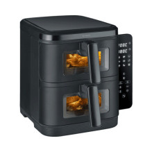 Severin FR 2468 Doppel-Heißluftfritteuse Black
