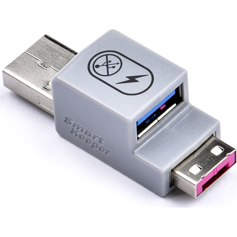 SmartKeeper Basic "USB-A Port" Smart Data Blocker Pink