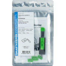 SmartKeeper Mini "DisplayPort" blocker Green 4 pcs. + key