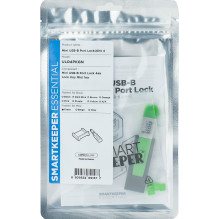SmartKeeper Mini "Mini USB-B Port" Blocker Green 4 pcs. + Key