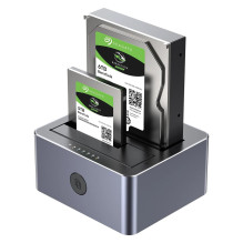 Dual Bay HDD / SSD Docking Station with Clone 5Gbp Dual Bay HDD / SSD Docking Station with Clone 5Gbp