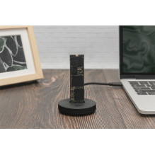 DIGITUS Dockingstation USB-C 3.2 - NVMe / M2 SATA SSD Black DIGITUS Dockingstation USB-C 3.2 - NVMe / M2 SATA SSD Black