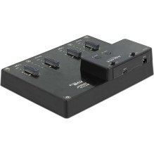 DELOCK M.2 Dockingstation 4xM.2 NVMe PCIe SSD Klon Funktion