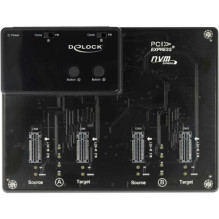 DELOCK M.2 Dockingstation 4xM.2 NVMe PCIe SSD Klon Funktion