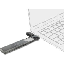 DELOCK Ext Gehäuse USB Type-C M.2 NVMe PCIe arba SATA SSD DELOCK Ext Gehäuse USB Type-C M.2 NVMe PCIe arba SATA SSD