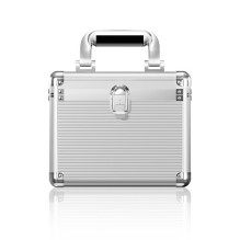 Schutzkoffer IcyBox 10x2,5" o. 3.5" HDD / SSD Aluminum retail Schutzkoffer IcyBox 10x2,5" o. 3.5" HDD / SSD Aluminum retail