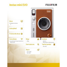 Fujifilm Mini EVO digital camera Brown