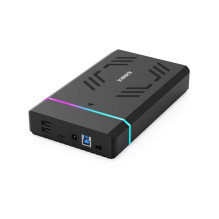 inateck 3.5" RGB Hard Drive Enclosure USB 3.0 2.5 / 3.5" SATA HDD / SSD