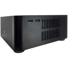 Inter-Tech Geh ITX A80 su 60 W Netzteil, juoda Inter-Tech Geh ITX A80 su 60 W Netzteil, juoda