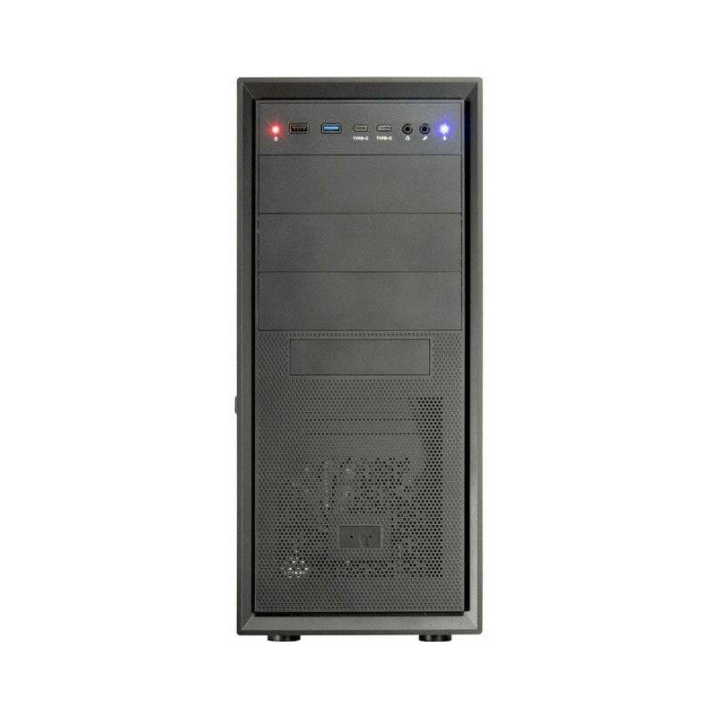 Inter-Tech IT-8862 Plaid (Black, Abschließbar)