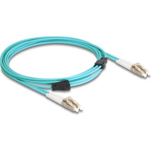 DELOCK LWL Kabel su Metalarmierung LC Duplex Multimode 3m